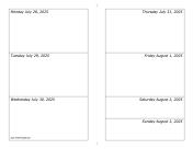 Printable 07/28/2025 Weekly Calendar-landscape