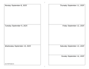 Printable 09/08/2025 Weekly Calendar-landscape