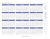 Printable Perpetual Calendar 11